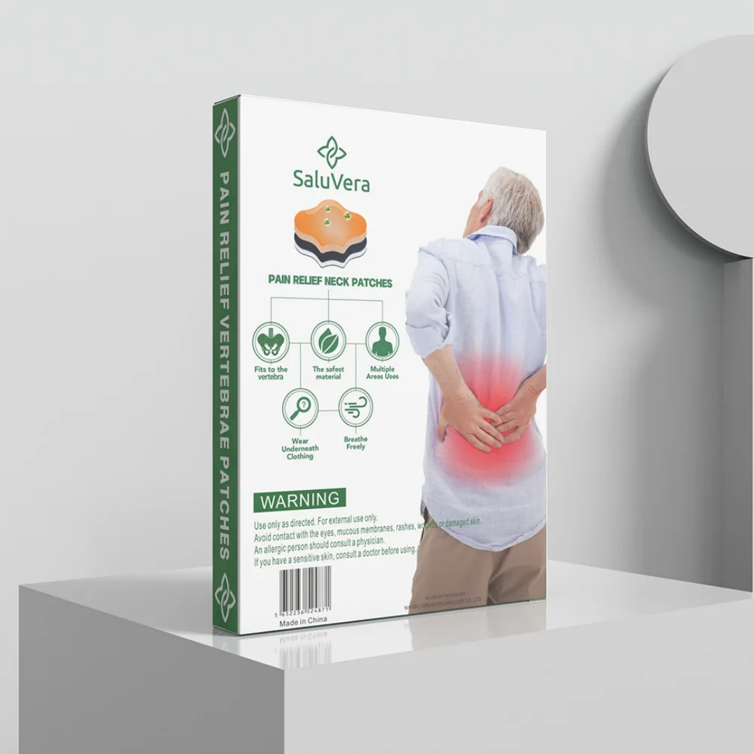 Boite de 40 Patch anti douleur SaluVera™ + Boîte de 10 Offert 🎁 - EMMAG GOD'S BLESSING ENTERPRISE