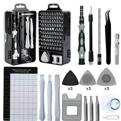 Kit complet de Tournevis 115 en 1 - EMMAG GOD'S BLESSING ENTERPRISE